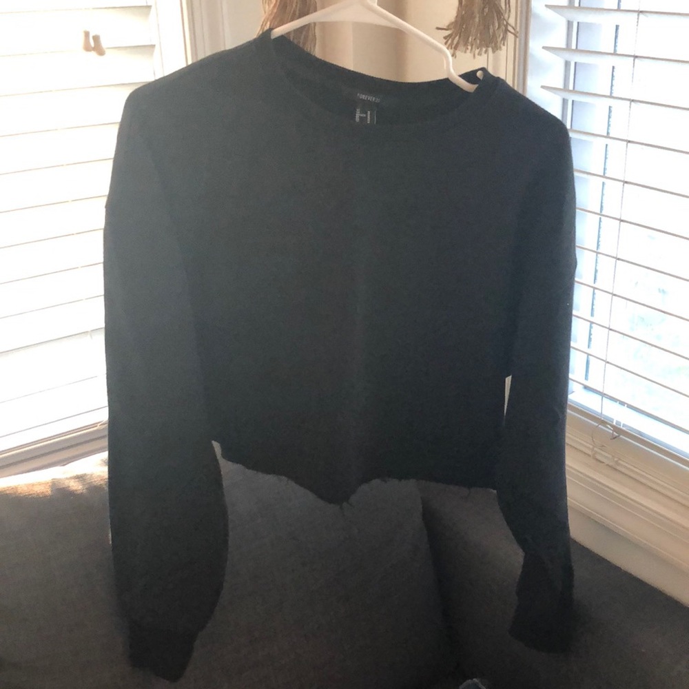 Cute crop top sweater